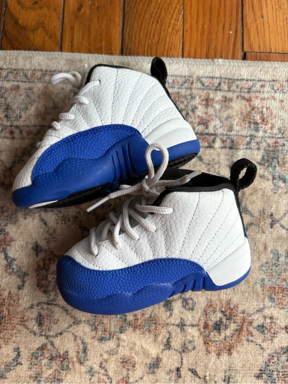 Nike Jordans Blue & White 6C Blueberry Baby Boys Sneakers